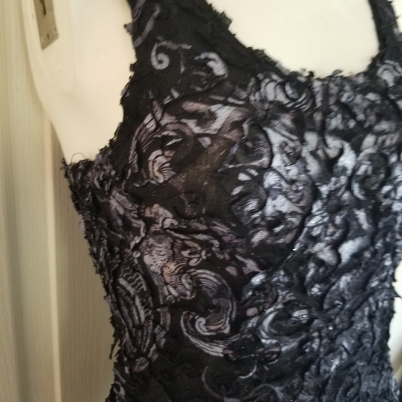 Soho dressy sleeveless  racerback top - Picture 2 of 4